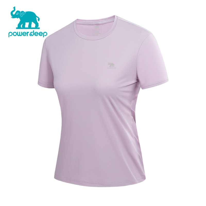 powerdeep女款圆领短袖