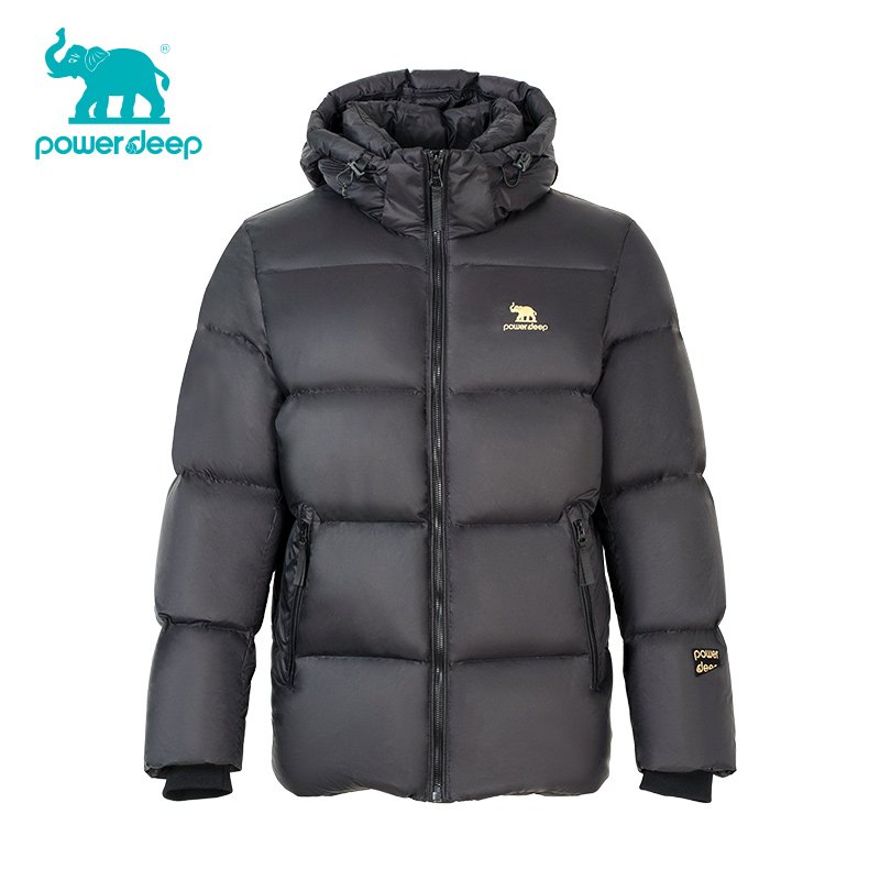 powerdeep中性款短款羽绒服